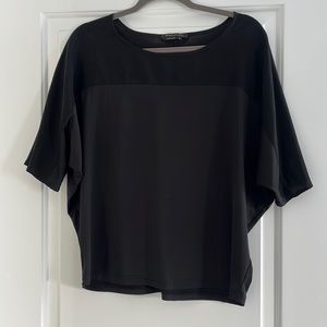 BCBG MaxAzria Black Dolman Sleeve Top